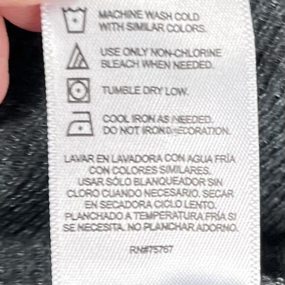 Iowa Hawkeyes Womens Waffle Knit Snap Long Sleeve Henley Medium Gray Ruffle NWOT - Picture 11 of 11